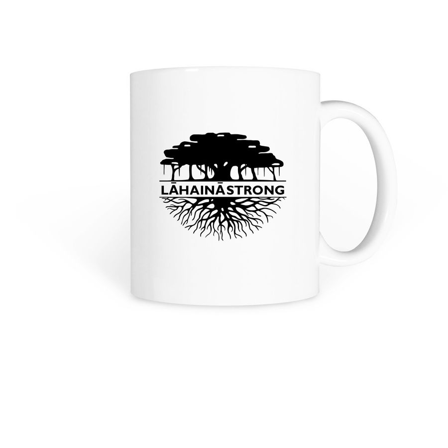 Lahaina Strong, a White Coffee Mug