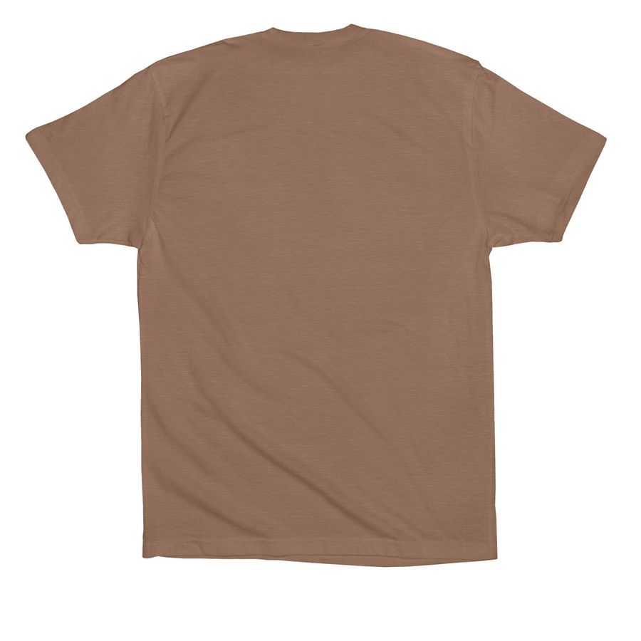 Mission Trip: UMC Tee, a Vintage Brown Premium Cotton Tee (back-view)