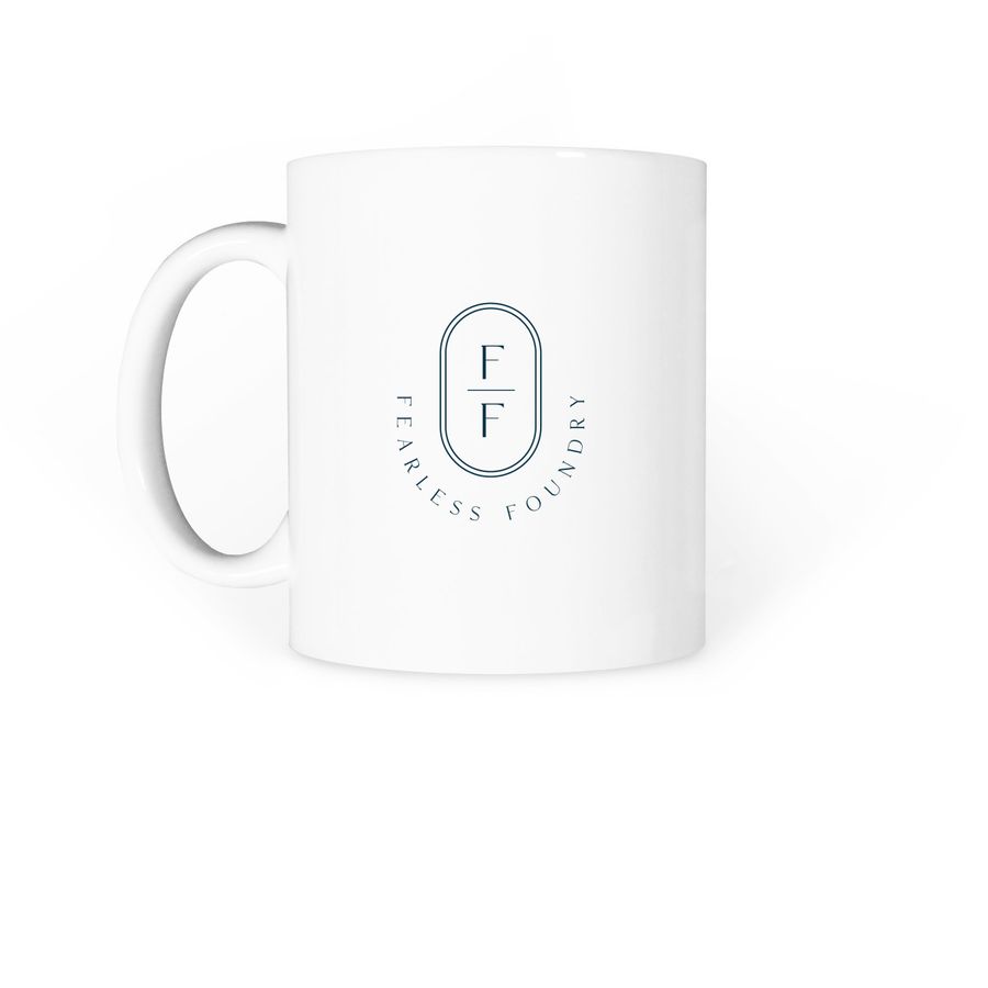 No Assholes Mug, a White Coffee Mug (back-view)