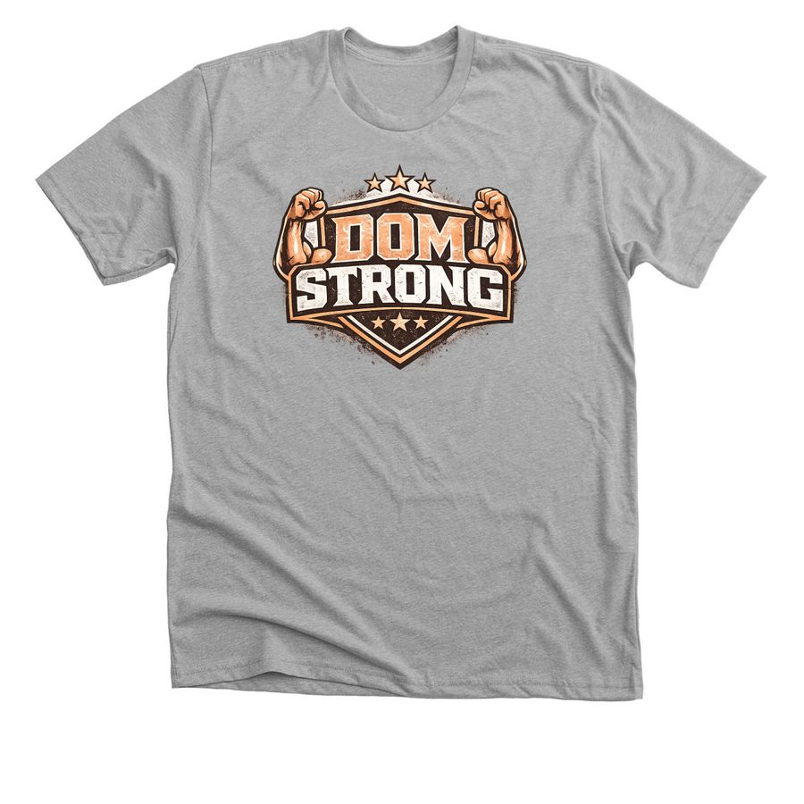 Muscle Dom, a Athletic Heather Premium Unisex Tee