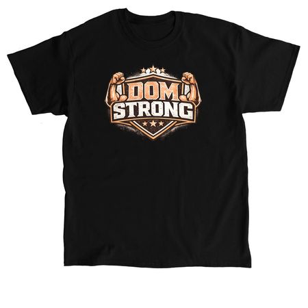 Muscle Dom, a Black Classic Unisex Tee