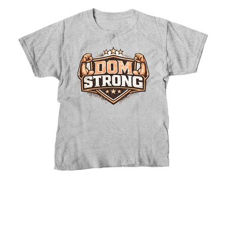 Muscle Dom, a Sport Grey Youth Unisex Tee