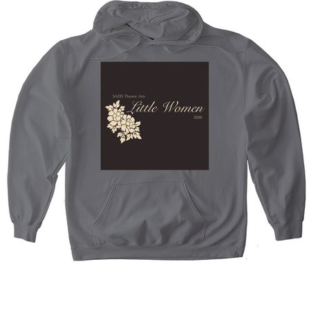 Little Women 2026, a Charcoal Gildan Softstyle Pullover Hoodie