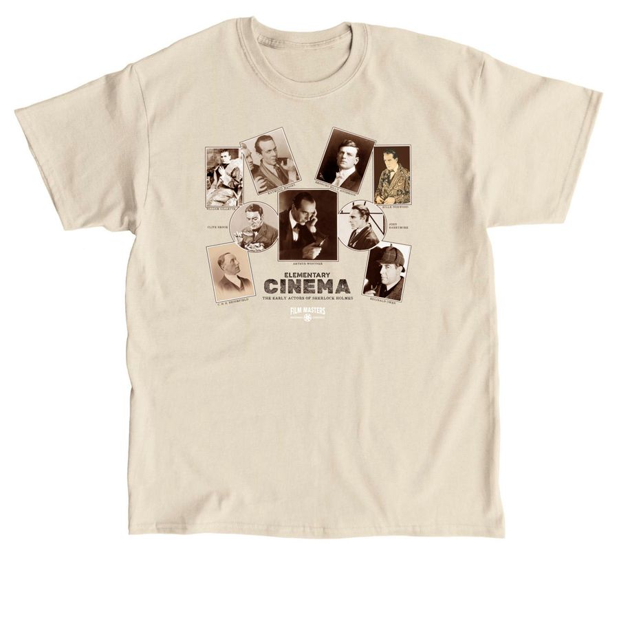 The Early Actors of Sherlock Tee, a Sand Classic Unisex Tee