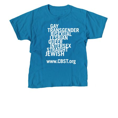CBST's 2026 Pride Tee!, a Sapphire Youth Unisex Tee