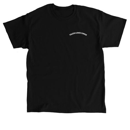 Toledo Loves Corgis, a Black Classic Unisex Tee