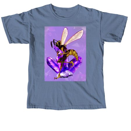 Cast Crystals, Not Stones, a Blue Jean Comfort Colors Unisex Tee