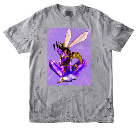 Cast Crystals, Not Stones, a Smoke Comfort Colors Colorblast Tee
