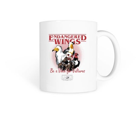 Endangered Wings Mugs, a White Coffee Mug