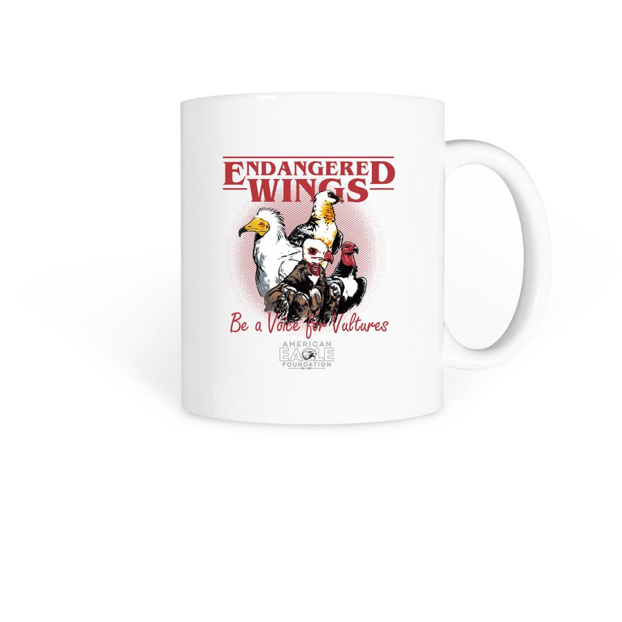 Endangered Wings Mugs, a White Coffee Mug