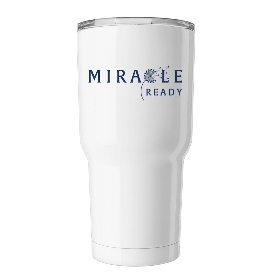 Miracle Ready Collection, a White Insulated Tumbler