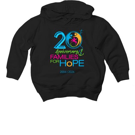 Families for HoPE 20th- Toddler, a Black Toddler Pullover Hoodie