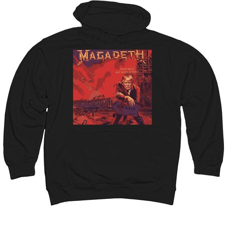 Magadeth, a Black Midweight Pullover Hoodie