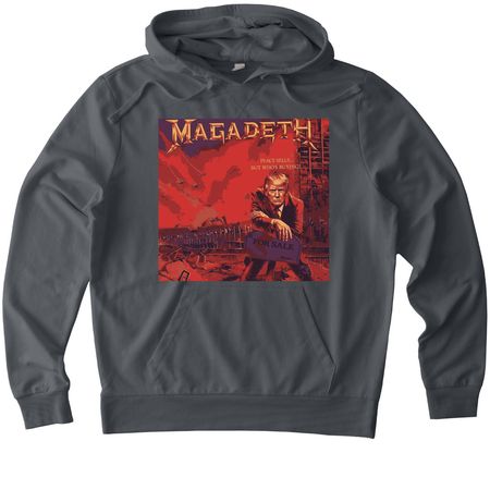 Magadeth, a Terrain Grey Allmade Organic French Terry Pullover Hoodie