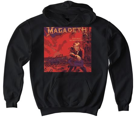Magadeth, a Black Softstyle Youth Pullover Hoodie