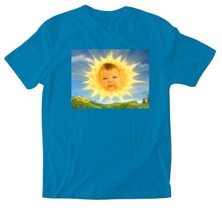 we lala love you, a Sapphire Softstyle Cotton Tee