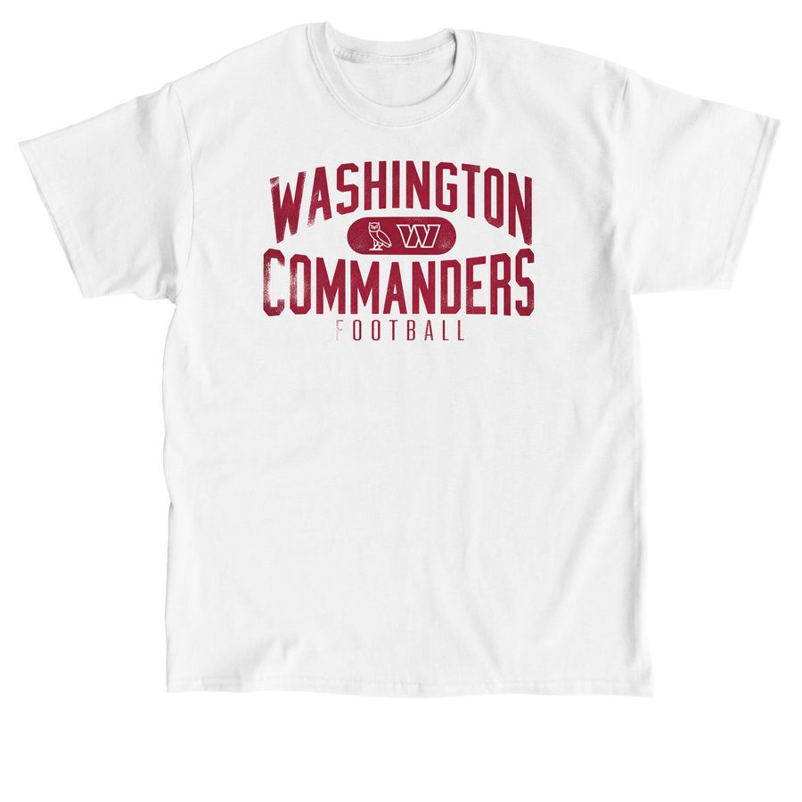 Unisex OVO x NFL Heather Gray Washington Comm, a White Classic Unisex Tee