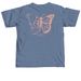 B- Tough / Hip Butterfly Fundraising Apparel&nbsp;, a Blue Jean Comfort Colors Unisex Tee (back-view)