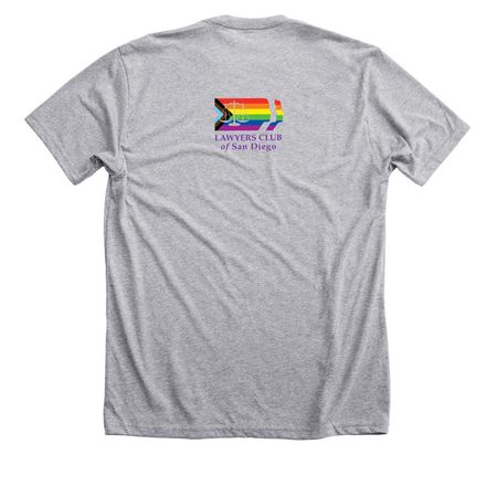 Unbreakable (Unisex Cut T-shirts & Tanks), a Athletic Heather Premium Unisex Tee (back-view)