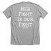 Support Maddie?s Fight!, a Athletic Heather Premium Unisex Tee (back-view)