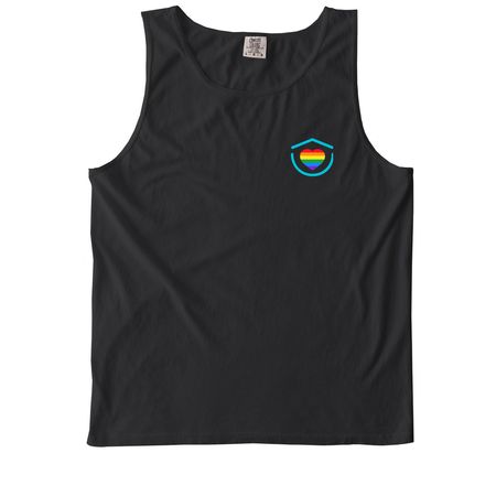 Our Home. Our Heart. Our Pride., a Black Comfort Colors Tank Top