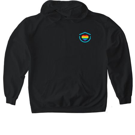 Our Home. Our Heart. Our Pride., a Black Gildan Softstyle Pullover Hoodie