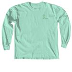 MHA Month Collage, a Island Reef Comfort Colors Long Sleeve Tee (back-view)