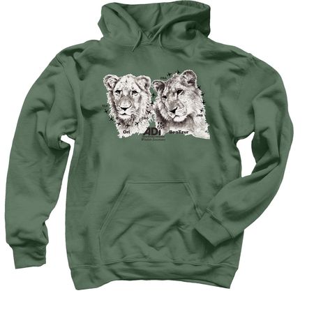 BenTzur & Ori, a Military Green Pullover Hoodie