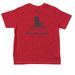 Farm Safety - Toddler Buddy Seat Operator, a Red Toddler Tee (back-view)
