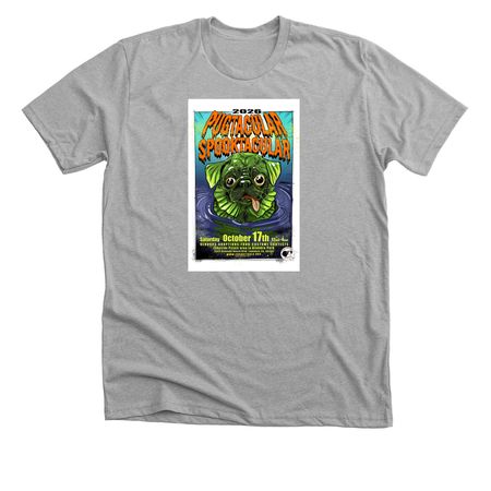 Limited Edition 2026 Pugtacular Spooktacular, a Athletic Heather Premium Unisex Tee