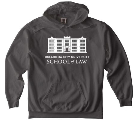 Law School with Masthead on Back&nbsp;, a Pepper Comfort Colors Pullover Hoodie