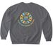 360 Crew Sweatshirt, a Charcoal Softstyle Crewneck Sweatshirt (back-view)