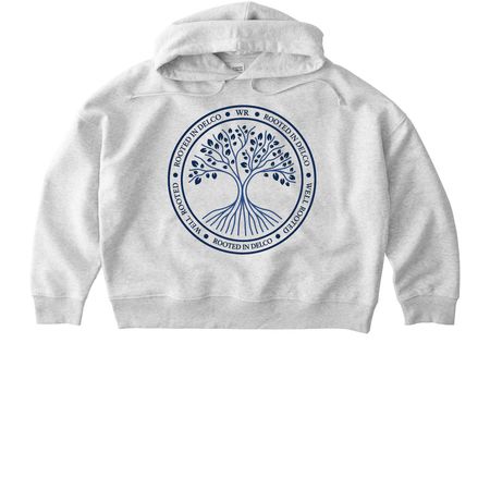 Well Rooted Delco, a Cool Heather Grey Stanley/Stella Women?s Stella Nora Pullover Hoodie
