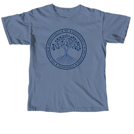 Well Rooted Delco, a Blue Jean Comfort Colors Unisex Tee