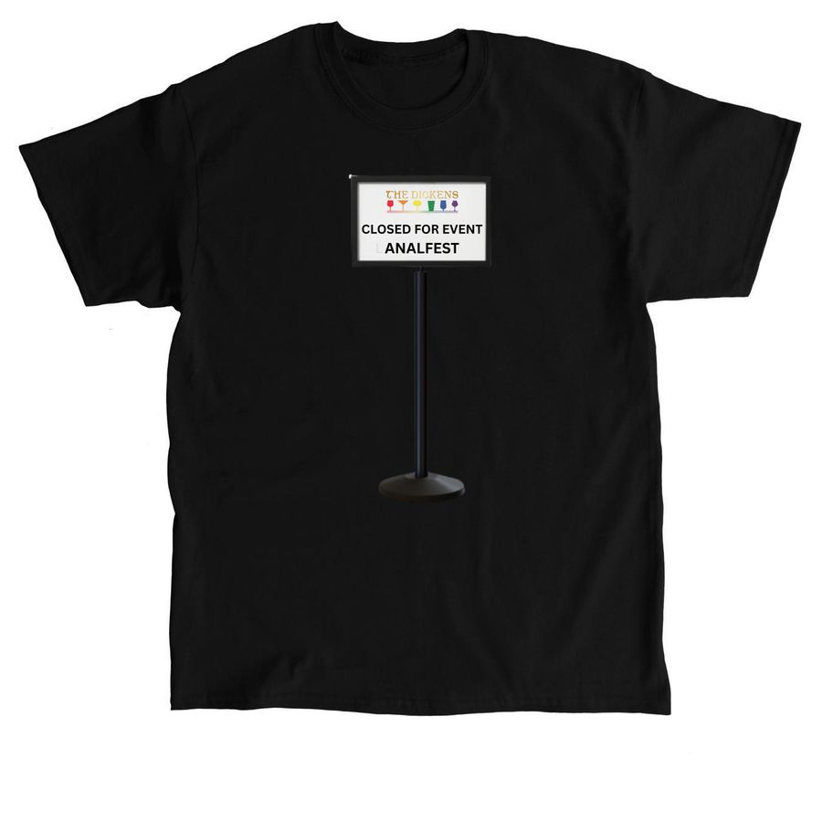 Event Sign, a Black Classic Unisex Tee