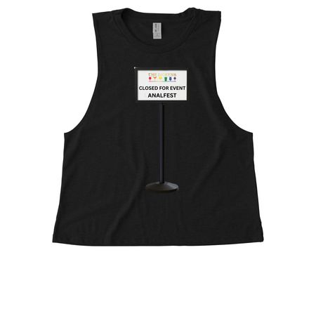 Event Sign, a Deep Black Allmade Eco Triblend Women?s Muscle Tank