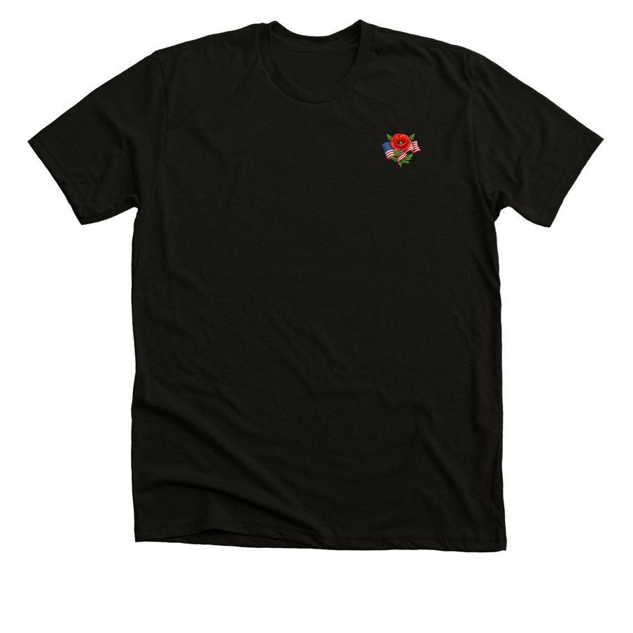 Memorial Day Shirt, a Solid Black Blend Premium Unisex Tee