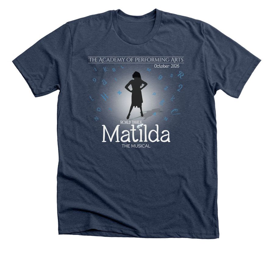 APA Matilda, a Heather Navy Premium Unisex Tee