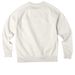 Vintage Collegiate, a White Sand Allmade Organic CVC Crewneck Sweatshirt (back-view)