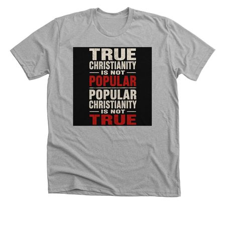 Matthew 16:24, a Athletic Heather Premium Unisex Tee