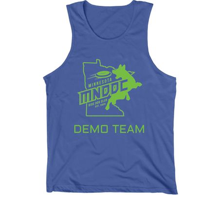MNDDC Demo Shirt, a True Royal Premium Cotton Tank