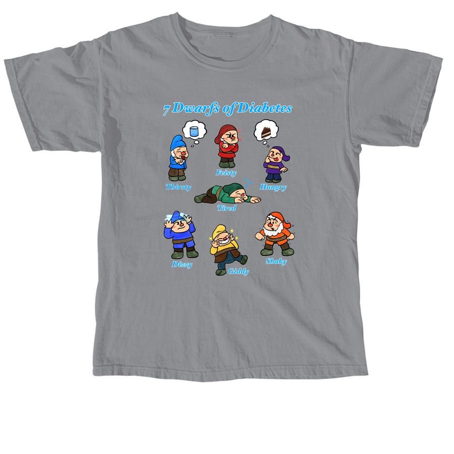 Joslin Diabetes Awareness Shirt 2026, a Granite Comfort Colors Unisex Tee