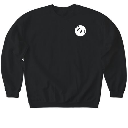 Strike out Cancer 2026, a Black Softstyle Crewneck Sweatshirt