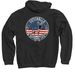 Cutchalls Outdoor Life Patriotic&nbsp;, a Black Pullover Hoodie (back-view)