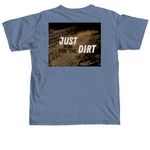 COR Just for the Dirt, a Blue Jean Comfort Colors Unisex Tee (back-view)
