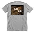 COR Just for the Dirt, a Athletic Heather Premium Unisex Tee (back-view)