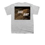 COR Just for the Dirt, a Sport Grey Youth Unisex Tee (back-view)