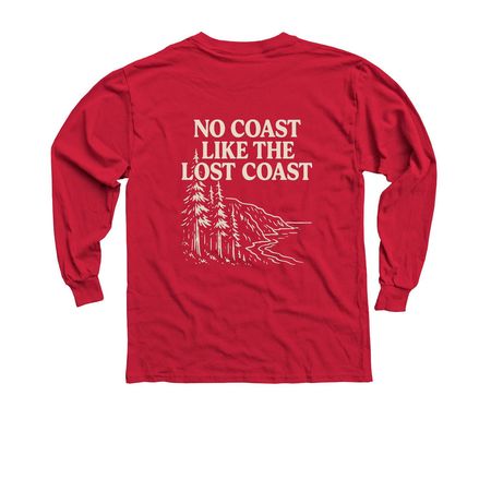 No Coast Like The Lost Coast, a Red Youth Long Sleeve Tee