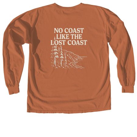 No Coast Like The Lost Coast, a Yam Comfort Colors Long Sleeve Tee