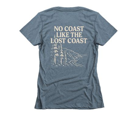 No Coast Like The Lost Coast, a Indigo Women's Slim Fit Tee